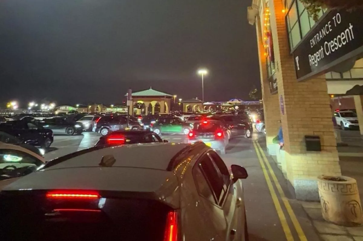 Shoppers claimed they had been stuck for a number of hours on Monday