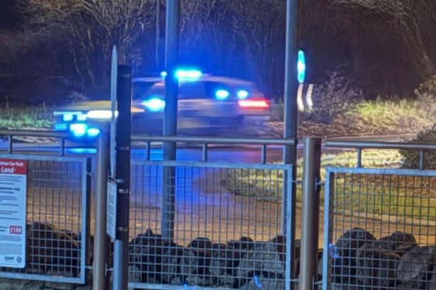 The crash at Hayle on the A30 at the Loggans Moor roundabout involving three vehicles - the road is now closed in both directions 