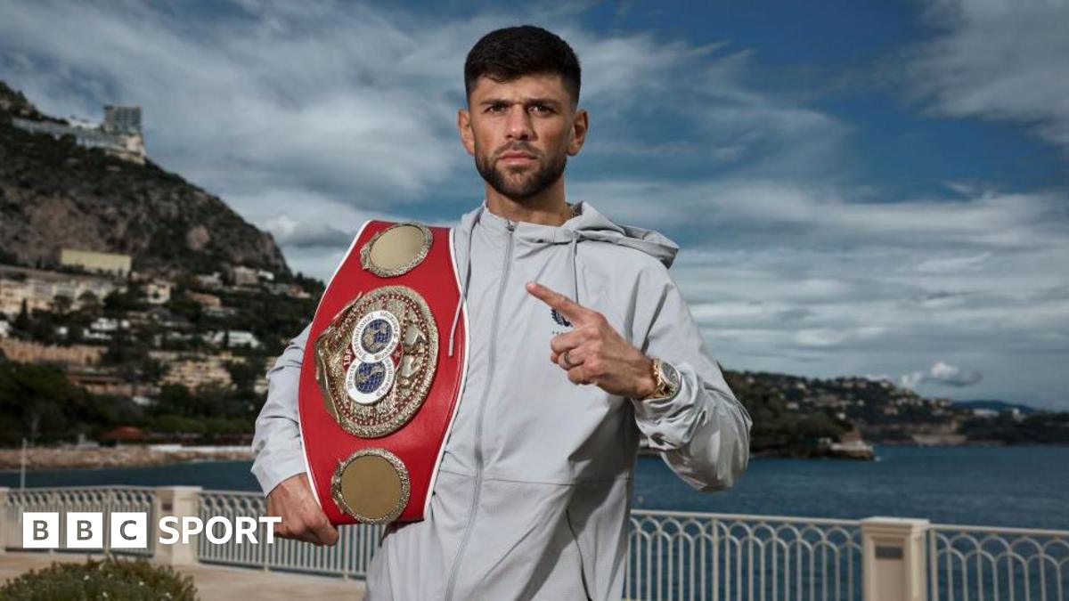 Joe Cordina with the IBF Super-Featherweight World Title in Monte Carlo