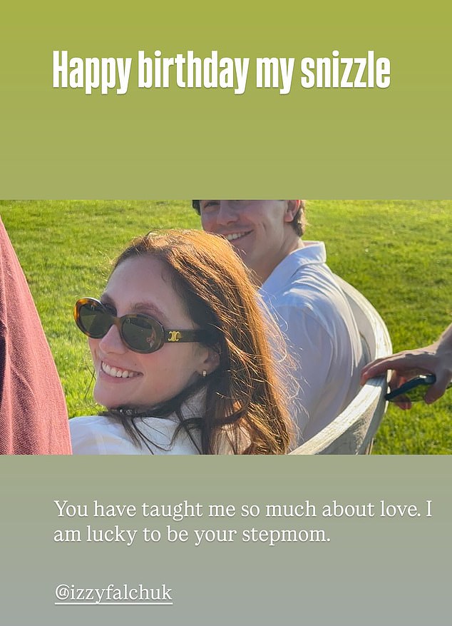 'Happy Birthday my snizzle,' she wrote in her Instagram stories sharing a recent photo of the 21-year-old