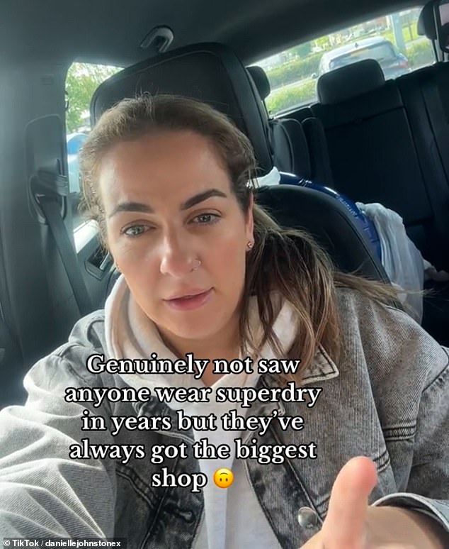 Another woman took to social media to say, 'genuinely not saw anyone wear Superdry in years'
