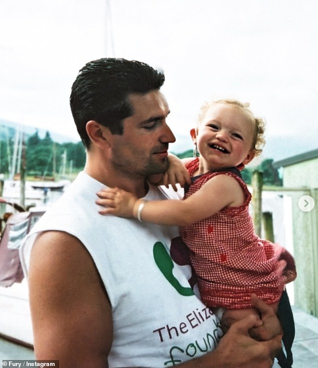 Jodie's father gazed adoringly upon the TV star in a sweet childhood picture