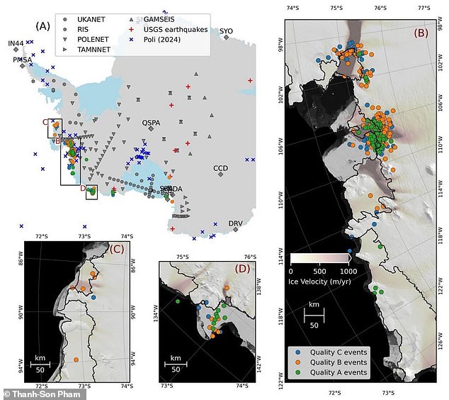 A scientist has detected hundreds of earthquakes originating from Antarctica's Doomsday Glacier, sparking fears of collapse