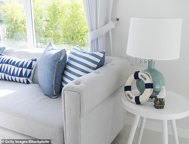 In the comments section, tons of people weighed in with their own opinions of what they found to be tacky, including beach-themed decor when the house isn't at the beach (stock image)