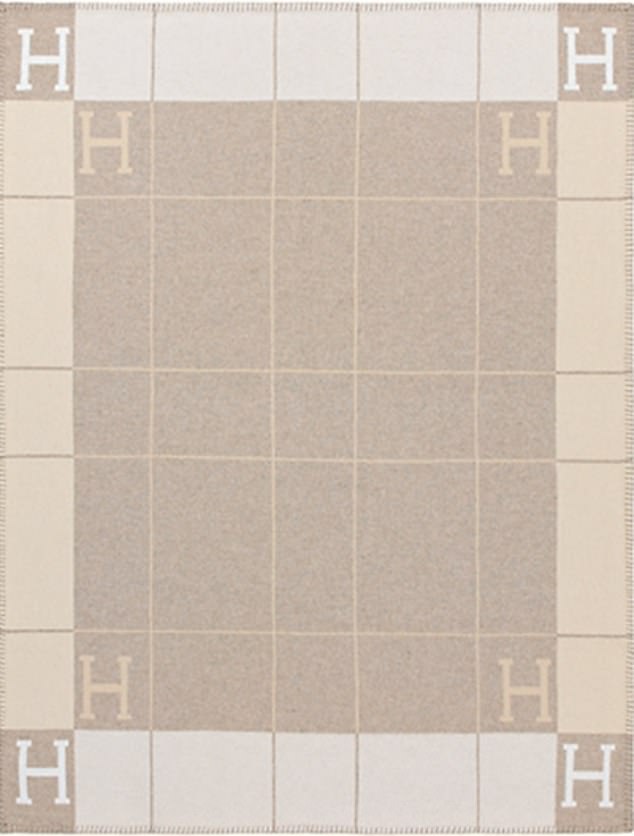 'For instance, when I see one of the "H" Hermes blankets thrown on top of a beautiful primary bed this screams "no taste,"' Hughes told Daily Mail