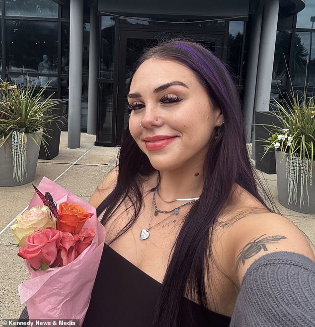 Bailey (pictured) is undergoing treatment and is encouraging other young people to seek a second opinion if they feel something is wrong