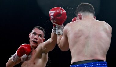 Tim Tszyu (pictured) won his fight against Anthony Velazquez after suffering three defeats in his last four fights leading up to the bout