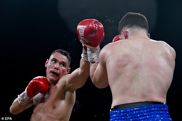 Tim Tszyu (pictured) won his fight against Anthony Velazquez after suffering three defeats in his last four fights leading up to the bout