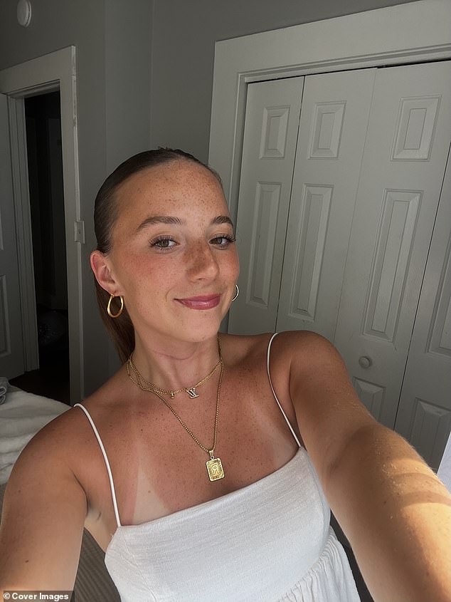 Christensen, pictured here, is now working to raise awareness of thyroid cancer warning signs for other young people