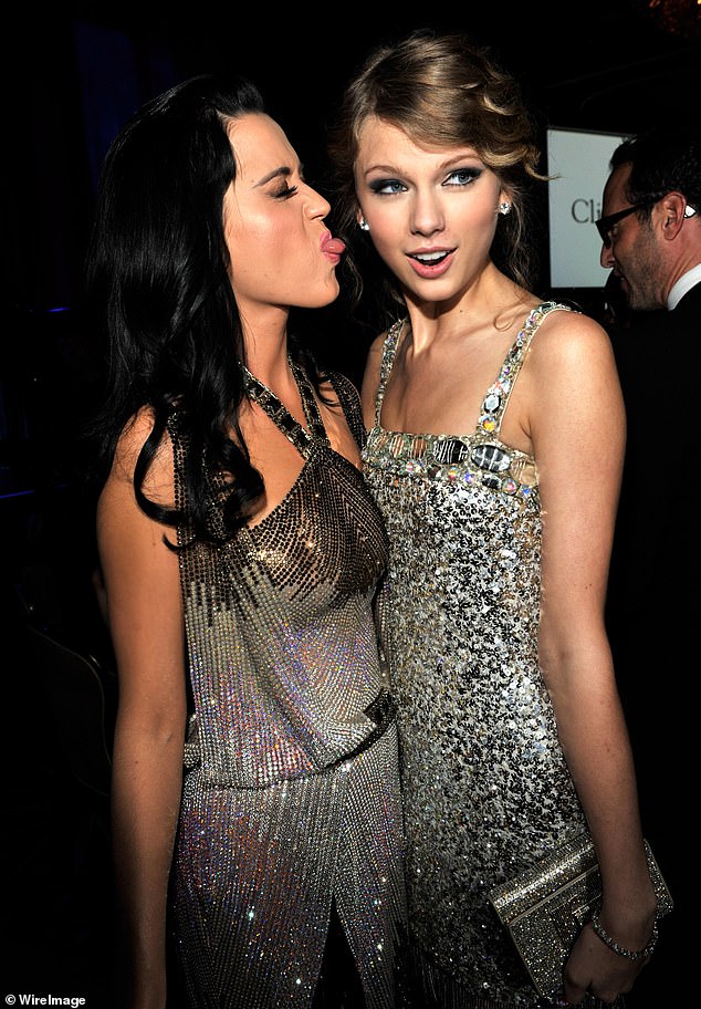 As 2025 comes to an end, celebrity culture once again showed that Hollywood's brightest stars are rarely short on enemies; Katy Perry and Taylor Swift pictured in 2010