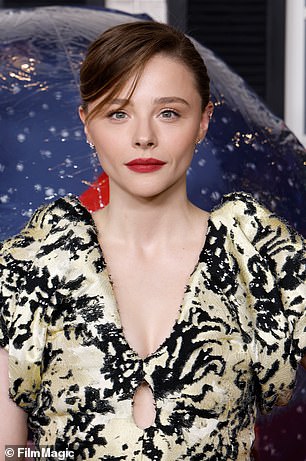 Moretz pictured on December 02, 2025