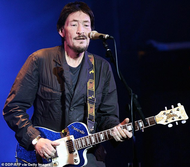 Mr Rea's older sister Camille Whitaker, 79, described the death of the 'Driving Home for Christmas' star (pictured, on his farewell tour, in 2006) as 'tragic' and said the sudden loss had left the family in shock coming so soon after two other deaths, of their brother and then sister