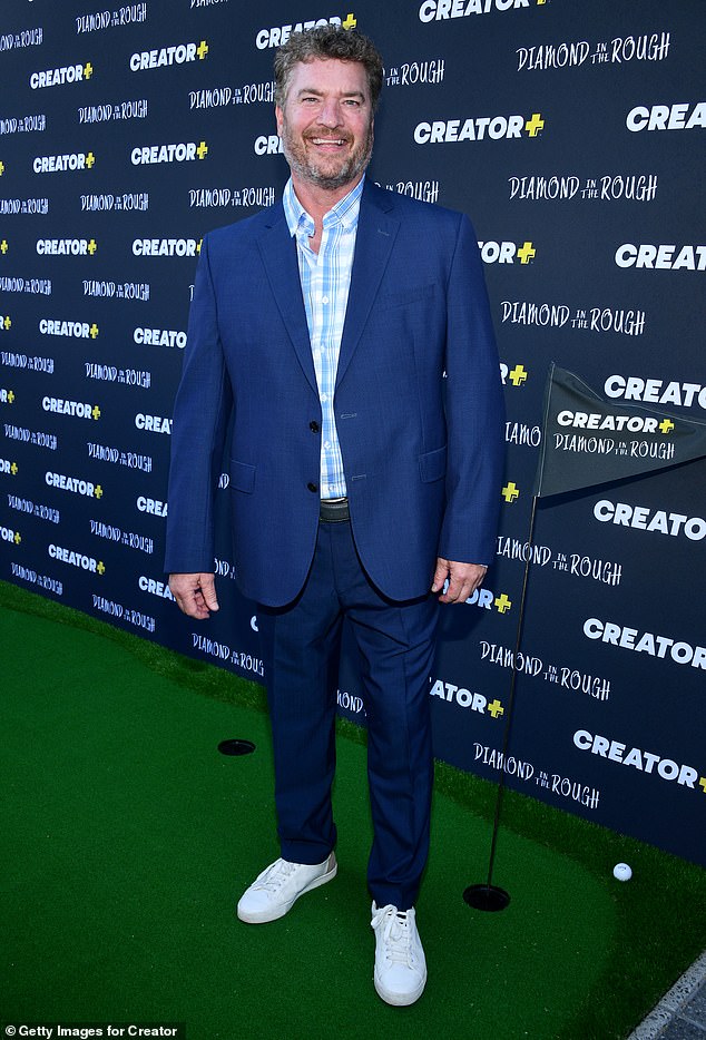 Finn - pictured in 2022 - is survived by his wife Donna and their two kids, Cassidy and Caitlin