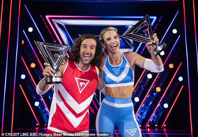 A gruelling contest on Celebrity Gladiators saw Joe Wicks and Vogue Williams respectively emerge triumphant in a special episode that aired on Christmas Day