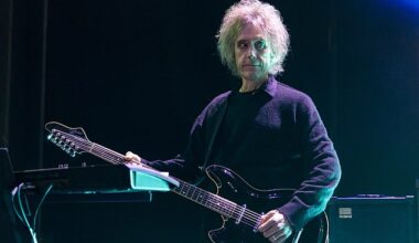 Perry Bamonte, the longtime guitarist and keyboardist for iconic British band The Cure, has died, the group announced on Friday; (pictured in 2023)