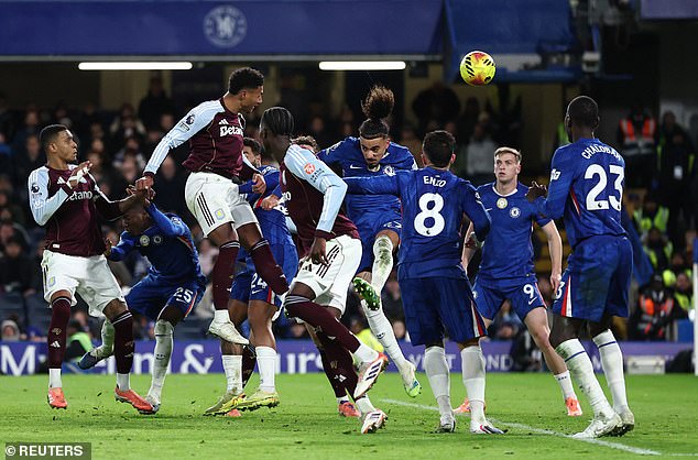Defeat at home to Aston Villa on Saturday has left Chelsea 13 points behind leaders Arsenal