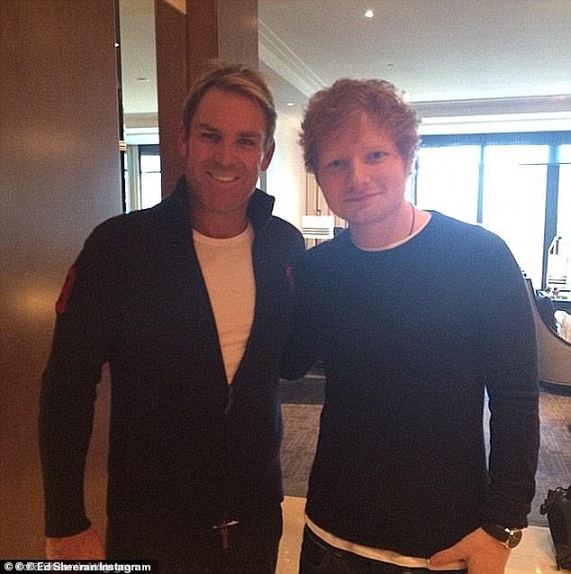 Fans have praised Warne for his dedication in making Sheeran's dad's dreams come true