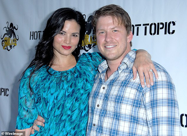 The temporary restraining order runs through January 13, when a hearing will be held on the order. Law and Andreen will have a virtual session with a mediator to work out visitation with their daughter on January 12; pictured in 2012 in LA