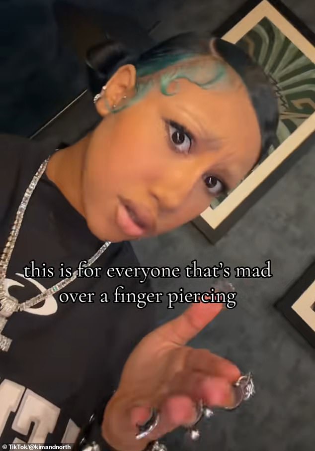 The preteen filmed a short selfie video at the time as a soundbite played the background saying, 'Why are you crying? How old are you? Just pull it together'