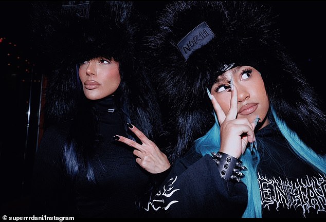 North also spent time with media personality Dani Levi in other pictures that she reposted to her Instagram stories