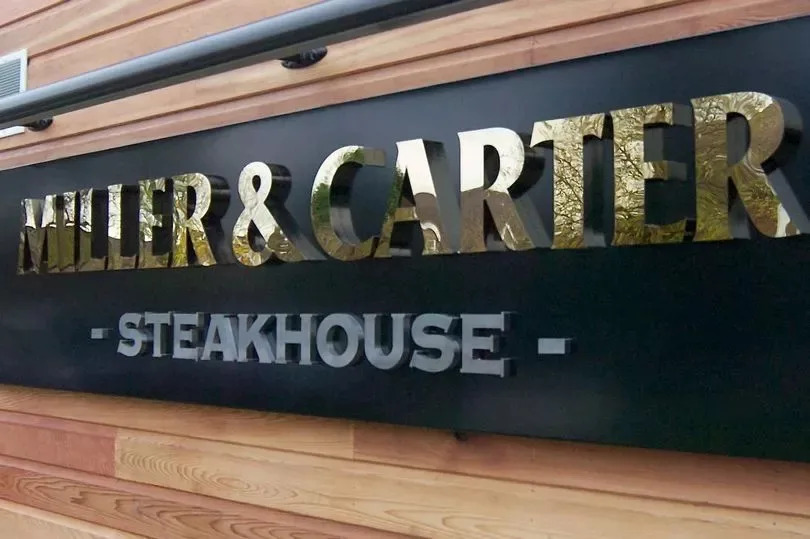The Miller & Carter in Stratford Road, Hockley Heath - one of dozens of venues in the steakhouse chain across the country