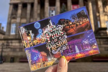 A 12 Pubs of Preston postcard is available for collecting stamps Pic: Preston Pub Festival