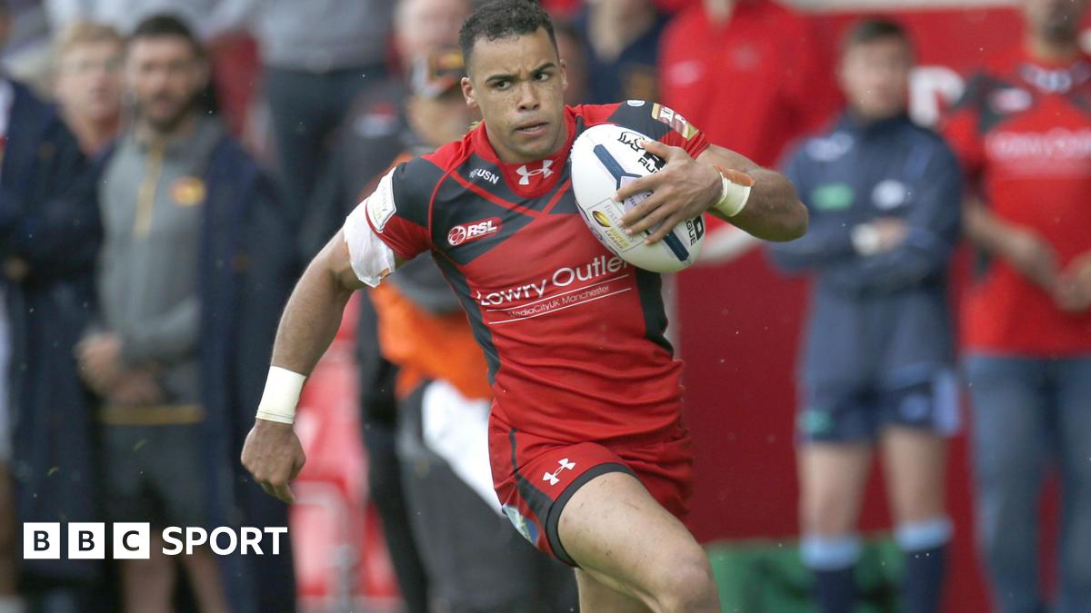 Mason Caton-Brown in action for Salford during the 2015 season