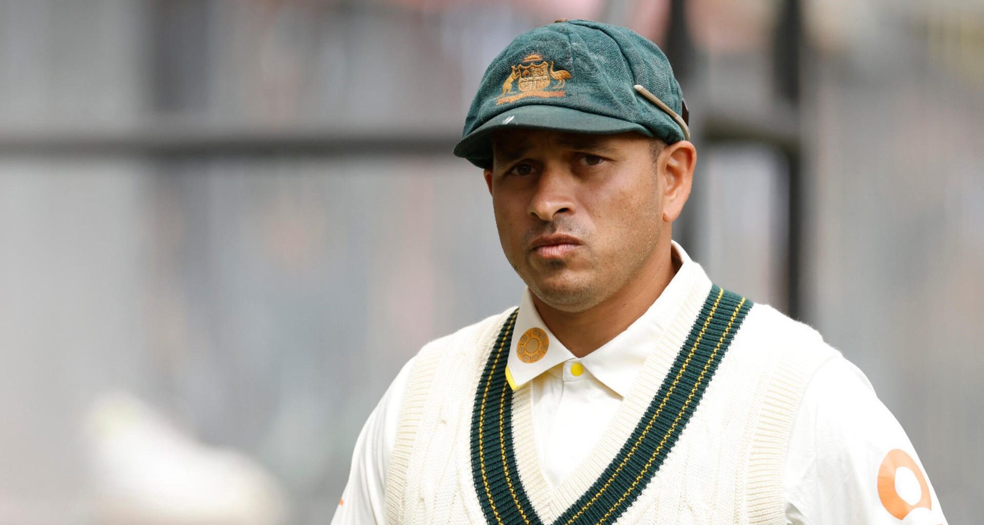 Usman Khawaja of Australia comes from the ground during day two of the First 2025/26 Ashes Series Test Match between Australia and England at Perth Stadium on November 22, 2025 in Perth, Australia