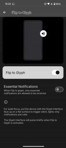 Glyph options - Nothing Phone (3a) Lite review