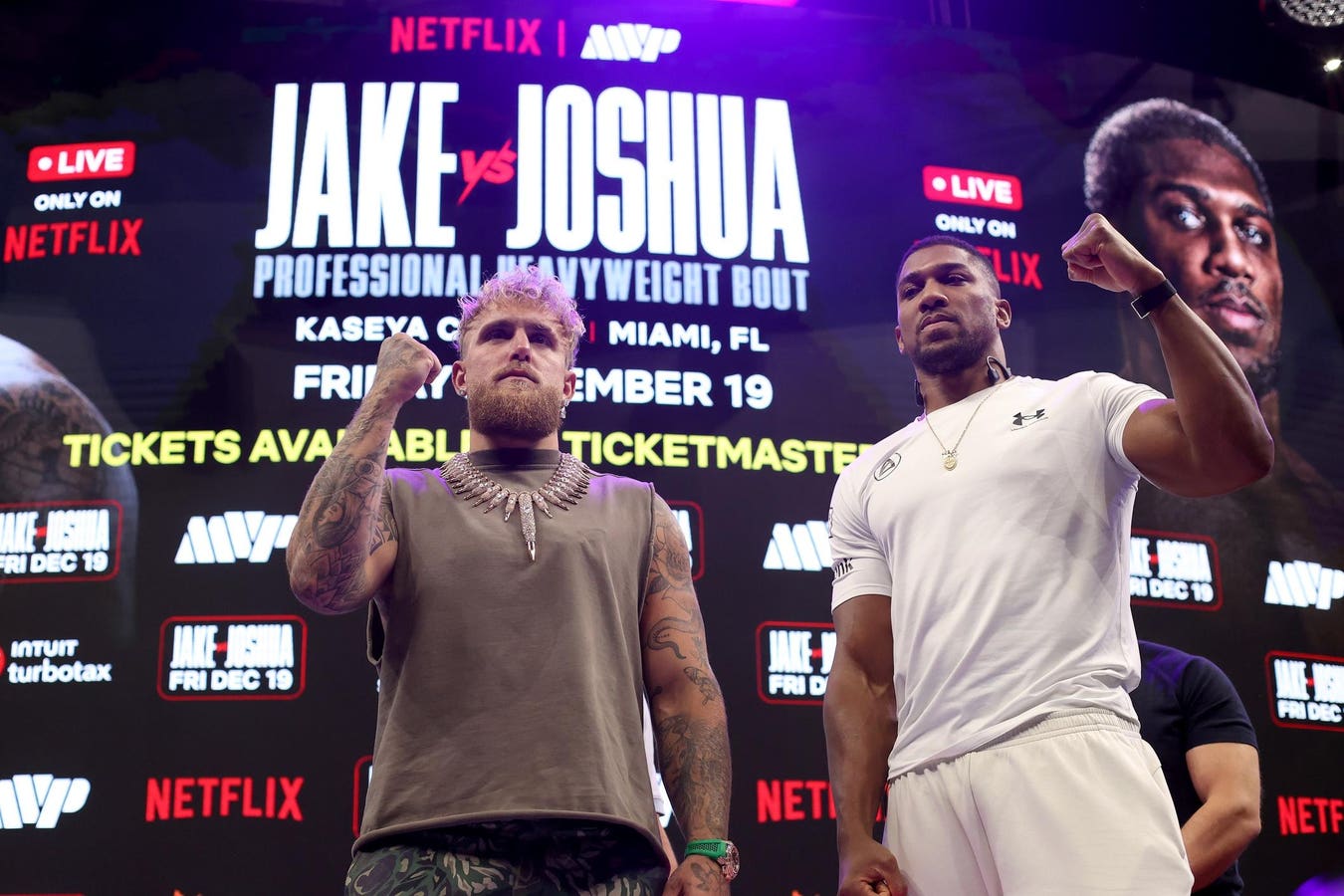 Jake Paul Vs Anthony Joshua — Fight Week Schedule