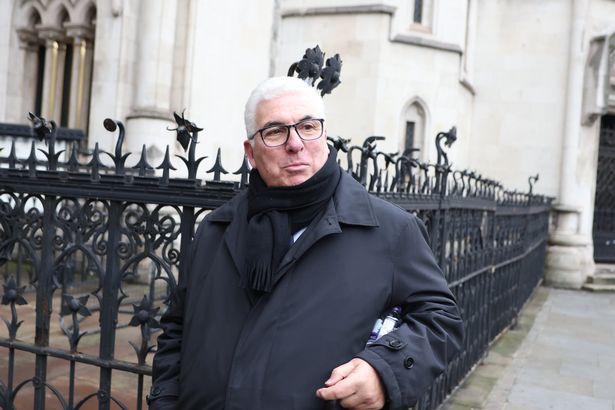 He arrived at the High Court today