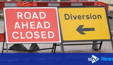 Multiple overturned vehicles on M74 as crashes shut motorway