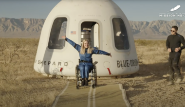 Blue Origin passenger becomes the first wheelchair user to travel to space