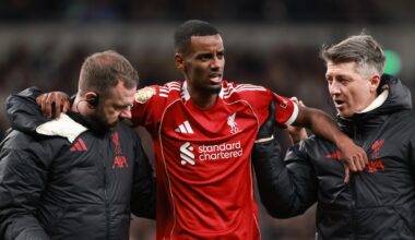 Alexander Isak undergoes surgery as Liverpool confirm striker has suffered broken leg