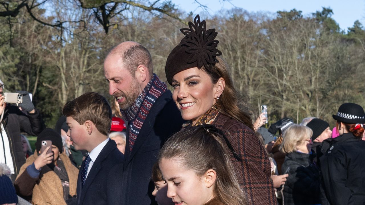 The Princess of Wales dazzles in deeply personal Cartier earrings on Christmas Day