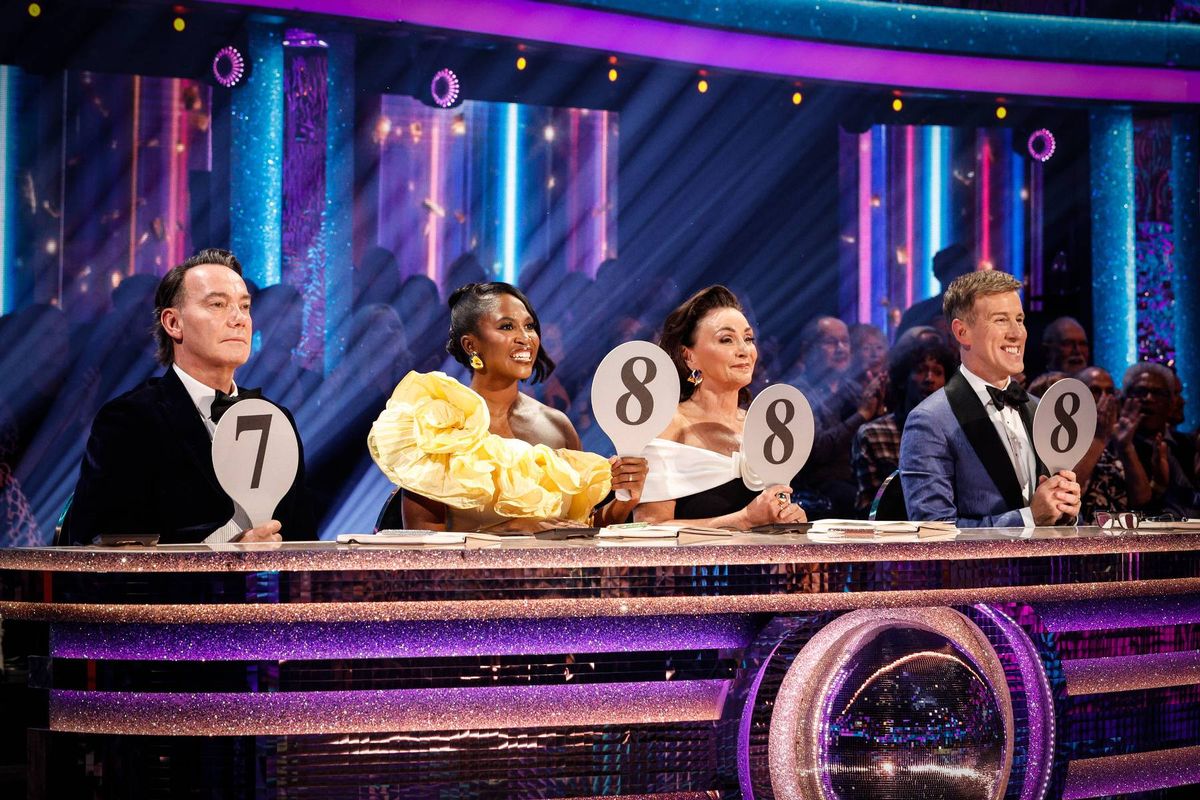 The Strictly Come Dancing judges