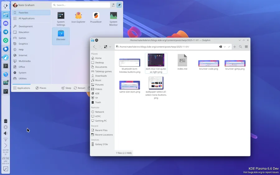 KDE's "This Week In Plasma" Will Become Less Frequent Without New Volunteers