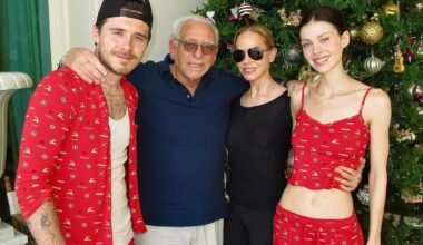 Brooklyn Beckham spends Christmas with wife Nicola and her parents amid family feud