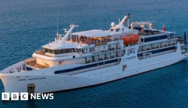 Passengers on stranded cruise ship to be flown back to Australia