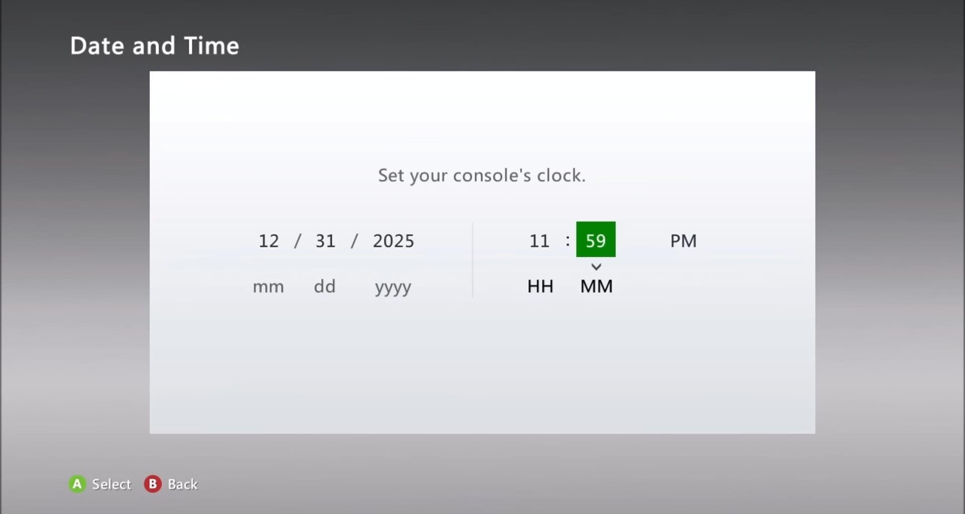 Xbox 360 User Shows What'll Happen When It Reaches Date Limit On December 31st, 2025