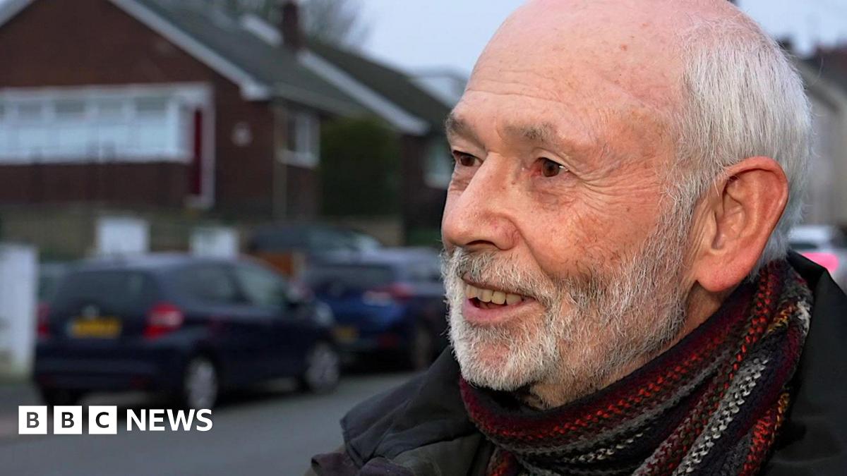 Graham Ensor with a piece of meteorite