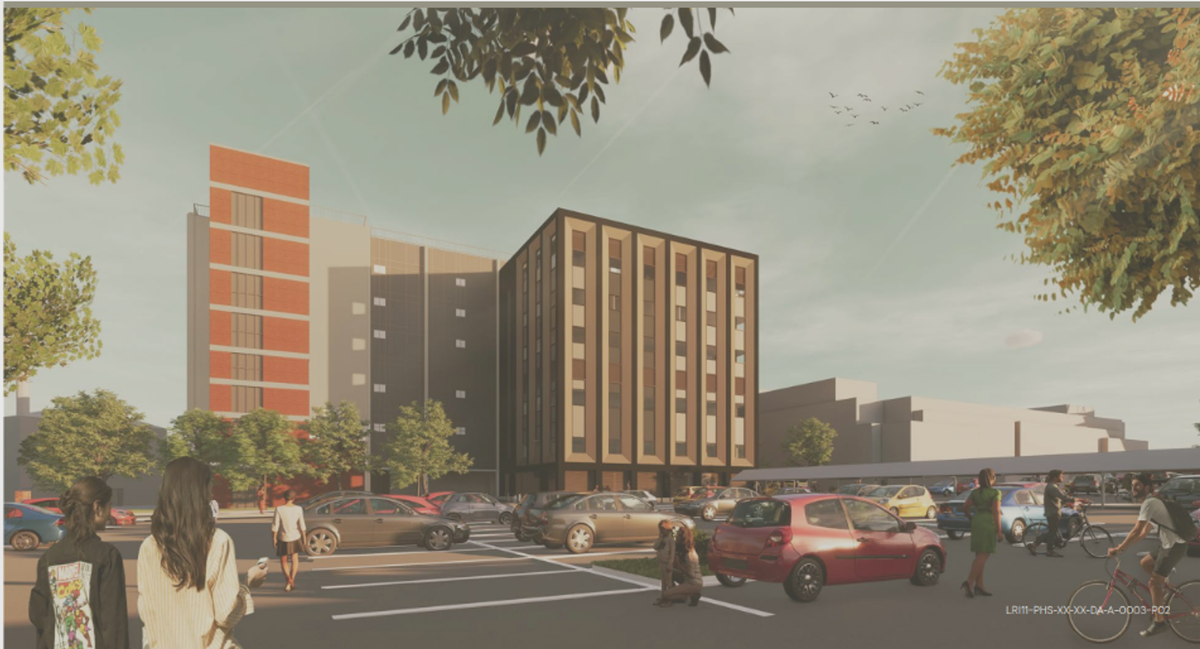 Plans include a six-storey extension to the Windsor Building and refurbishment of space in the Victoria and Jarvis Buildings at Leicester Royal Infirmary