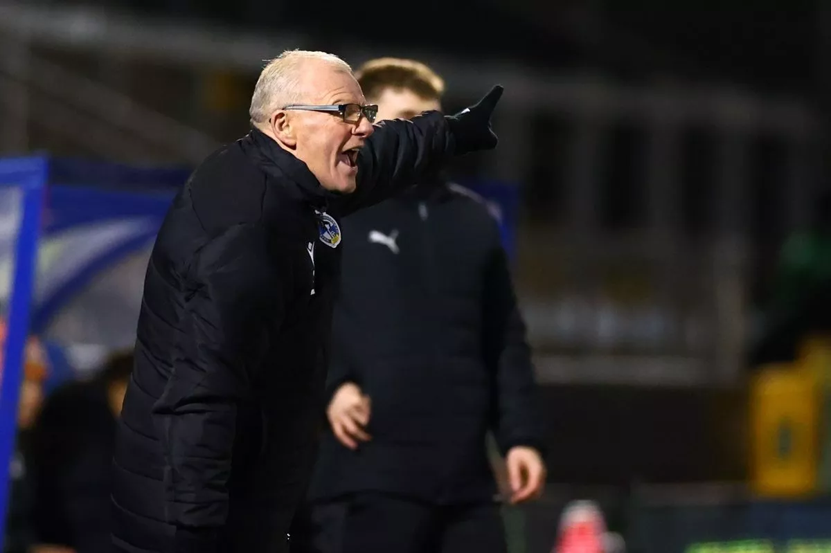 Bristol Rovers Manager Steve Evans.