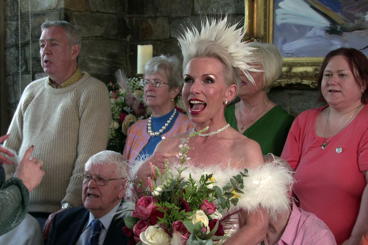 Debbie Webster on her wedding day in Coronation Street