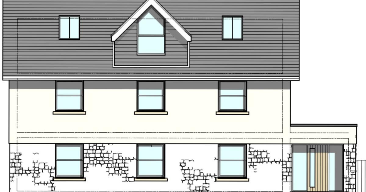 Isle of Wight modern self-build house plan near Newport