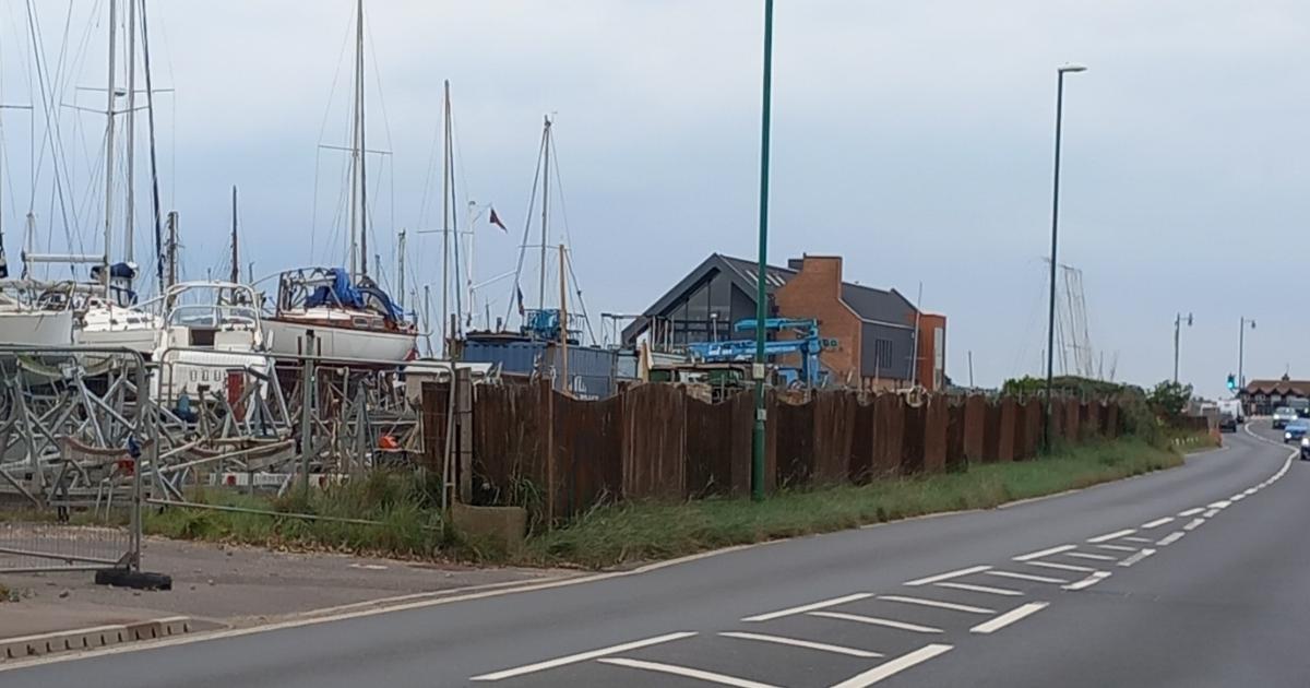 New Shoreham flood wall to guard against storm damage
