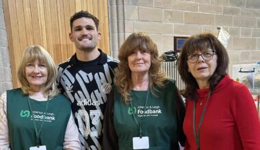 Rugby league star Nathan Cleary helps Atherton & Leigh Foodbank