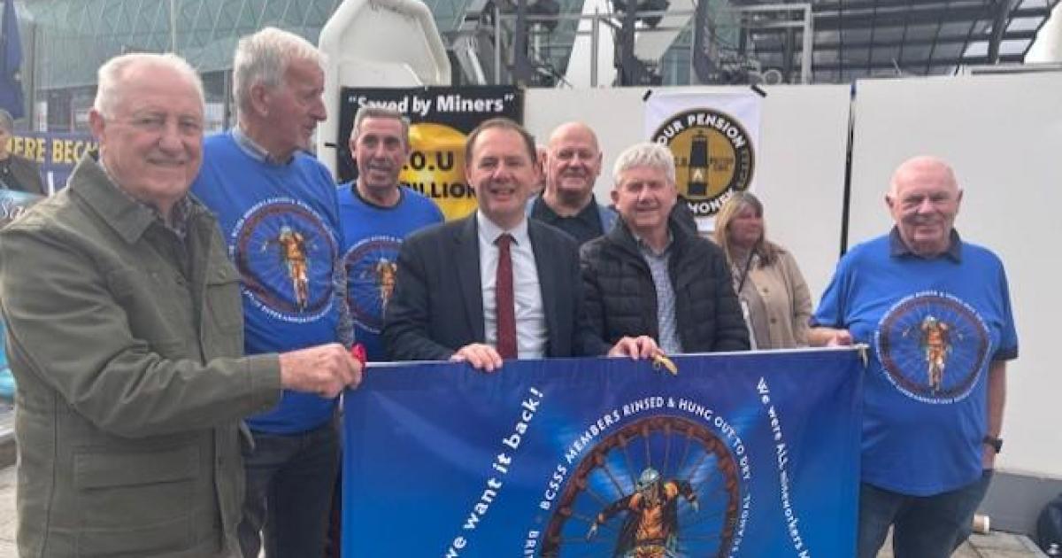 MP pleased as mineworkers receiving boost to pension