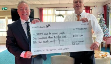 Weymouth Golf Club donates to STEPS Centre for Young People