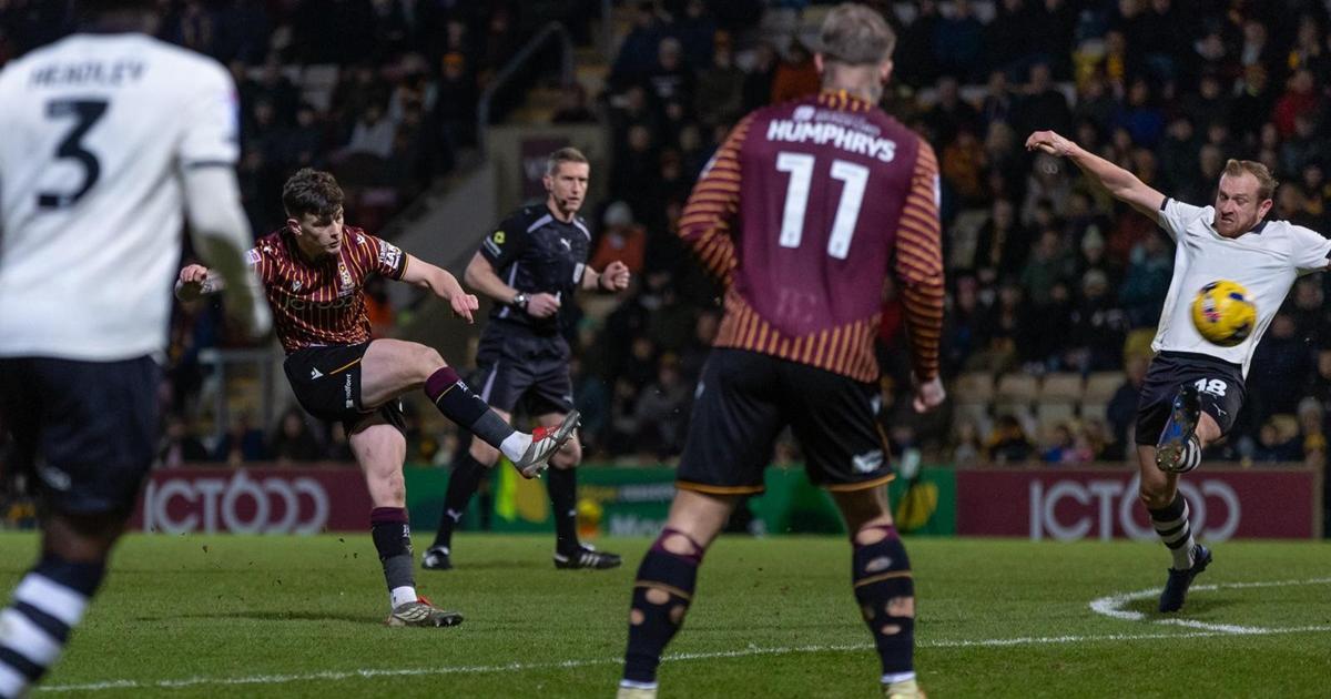 Metcalfe cracker seals Bradford City win over Port Vale
